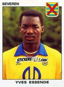 Figurina Yves Essende - Football Belgium 1992-1993 - Panini