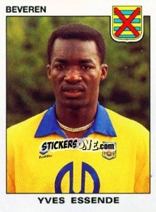 Sticker Yves Essende - Football Belgium 1992-1993 n. 52 - Panini