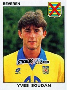Sticker Yves Soudan - Football Belgium 1992-1993 - Panini
