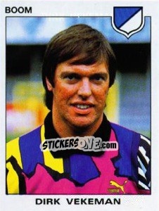 Sticker Dirk Vekeman - Football Belgium 1992-1993 - Panini