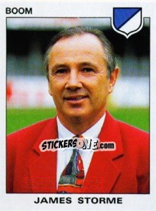Sticker James Storme - Football Belgium 1992-1993 - Panini