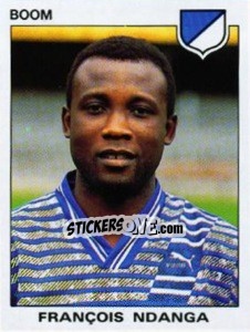 Sticker Francois Ndanga - Football Belgium 1992-1993 - Panini
