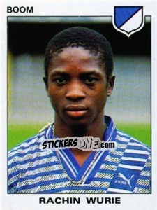 Sticker Rachin Wurie - Football Belgium 1992-1993 n. 72 - Panini