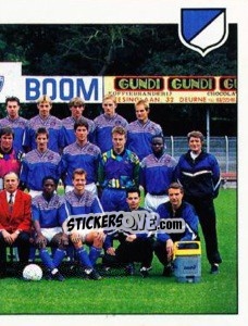 Figurina Team - Football Belgium 1992-1993 n. 74 - Panini