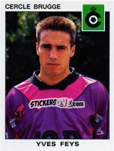 Figurina Yves Feys - Football Belgium 1992-1993 - Panini