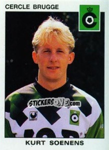Sticker Kurt Soenens - Football Belgium 1992-1993 n. 82 - Panini