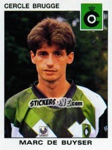 Sticker Marc de Buyser - Football Belgium 1992-1993 n. 85 - Panini