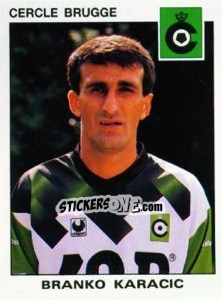 Cromo Branko Karacic - Football Belgium 1992-1993 - Panini