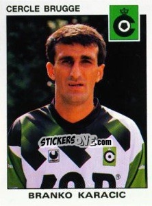 Sticker Branko Karacic - Football Belgium 1992-1993 n. 86 - Panini