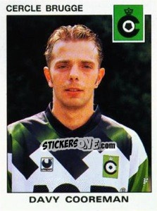 Cromo Davy Cooreman - Football Belgium 1992-1993 - Panini