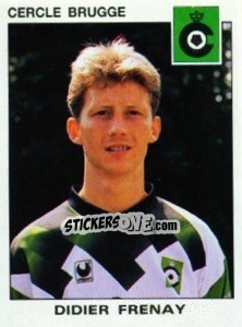 Cromo Didier Frenay - Football Belgium 1992-1993 - Panini