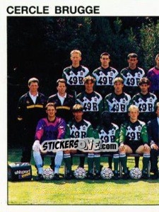 Sticker Team - Football Belgium 1992-1993 n. 91 - Panini