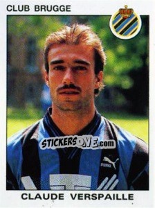 Figurina Claude Verspaille - Football Belgium 1992-1993 - Panini