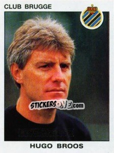 Cromo Hugo Broos - Football Belgium 1992-1993 - Panini