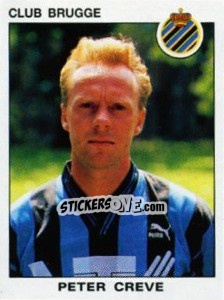 Sticker Peter Creve - Football Belgium 1992-1993 - Panini