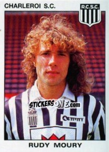 Sticker Rudy Moury - Football Belgium 1992-1993 n. 115 - Panini