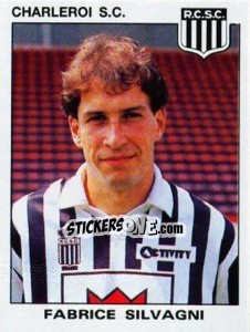 Sticker Fabrice Silvagni - Football Belgium 1992-1993 - Panini