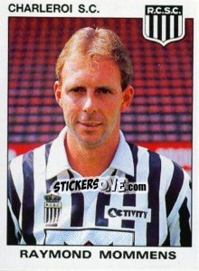 Sticker Raymond Mommens - Football Belgium 1992-1993 n. 125 - Panini