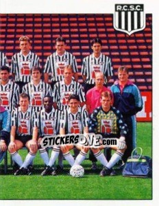 Figurina Team - Football Belgium 1992-1993 n. 128 - Panini