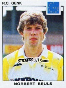 Sticker Norbert Beuls - Football Belgium 1992-1993 n. 135 - Panini