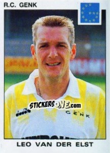 Cromo Leo van der Elst - Football Belgium 1992-1993 - Panini