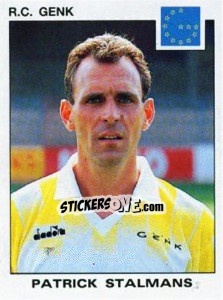 Sticker Patrick Stalmans - Football Belgium 1992-1993 - Panini