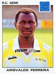 Sticker Arisvaldo Perreira - Football Belgium 1992-1993 n. 141 - Panini