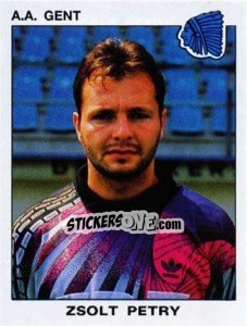 Figurina Zsolt Petry - Football Belgium 1992-1993 - Panini