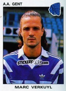 Sticker Marc Verkuyl - Football Belgium 1992-1993 - Panini