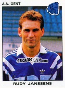 Sticker Rudy Janssens - Football Belgium 1992-1993 - Panini