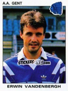 Sticker Erwin Vandenbergh - Football Belgium 1992-1993 n. 159 - Panini