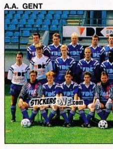 Sticker Team - Football Belgium 1992-1993 n. 163 - Panini