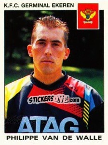 Figurina Philippe vande Walle - Football Belgium 1992-1993 - Panini