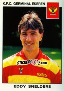 Sticker Eddy Snelders - Football Belgium 1992-1993 - Panini