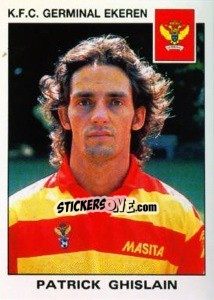 Sticker Patrick Ghislain - Football Belgium 1992-1993 n. 169 - Panini