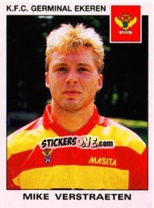 Sticker Mike Verstraeten - Football Belgium 1992-1993 n. 171 - Panini