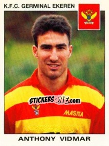 Sticker Tony Vidmar - Football Belgium 1992-1993 - Panini