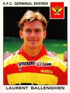 Sticker Laurent Ballenghien - Football Belgium 1992-1993 - Panini