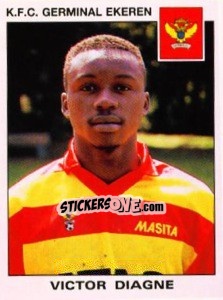 Sticker Victor Diagne - Football Belgium 1992-1993 - Panini