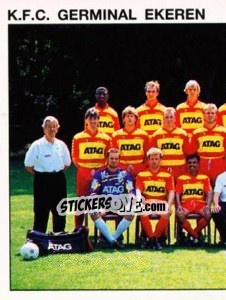 Sticker Team - Football Belgium 1992-1993 n. 181 - Panini