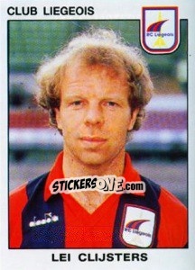 Sticker Lei Clijsters - Football Belgium 1992-1993 - Panini