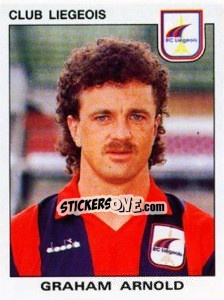 Sticker Graham Arnold - Football Belgium 1992-1993 - Panini