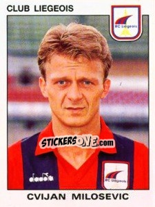 Sticker Cvijan Milosevic - Football Belgium 1992-1993 - Panini