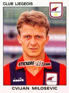 Figurina Cvijan Milosevic - Football Belgium 1992-1993 n. 194 - Panini