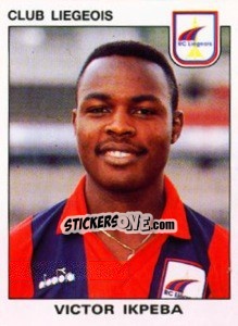 Figurina Victor Ikpeba - Football Belgium 1992-1993 n. 196 - Panini