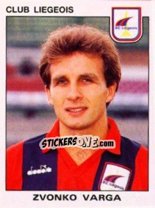 Sticker Zvonko Varga - Football Belgium 1992-1993 - Panini
