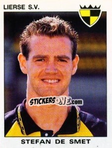 Figurina Stefan de Smet - Football Belgium 1992-1993 - Panini