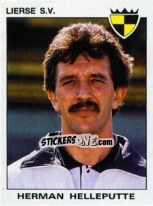 Sticker Herman Helleputte - Football Belgium 1992-1993 n. 206 - Panini