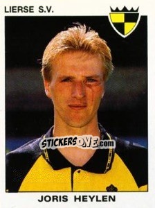 Figurina Joris Heylen - Football Belgium 1992-1993 - Panini