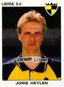 Sticker Joris Heylen - Football Belgium 1992-1993 n. 212 - Panini